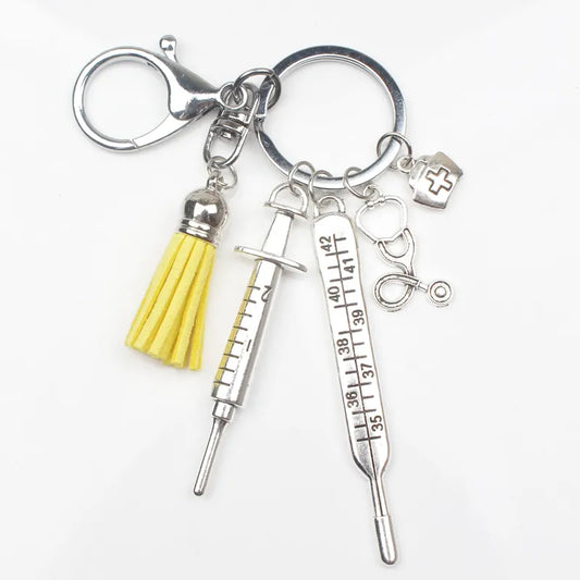 Medical Key Chain with Color Tassel