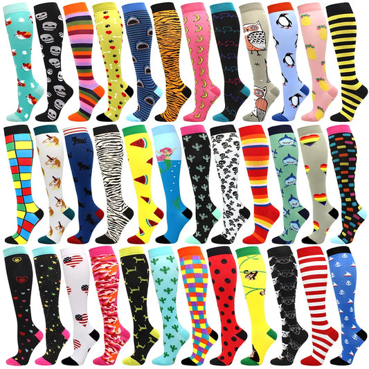 Edema Diabetes Varicose Veins Blood Circulation compression Socks Anti Fatigue