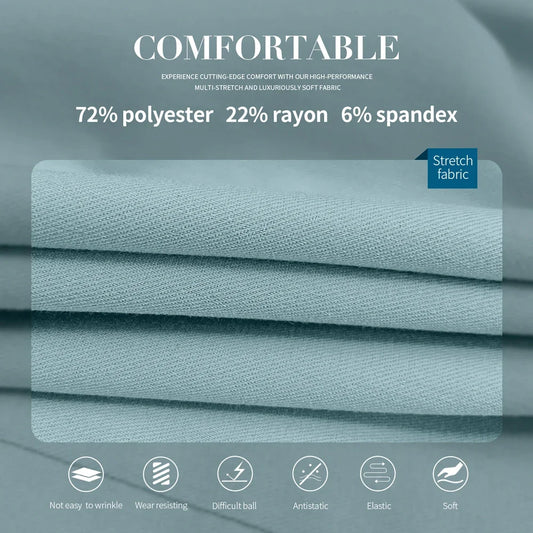 Jogger Pants Unisex Elastic Waist w/ Drawstring